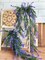 2 pack Fake Hanging Lavender Flowers Artificial Hanging Plants Wall Purple Faux Ferns Room Home Garden Decor Indoor Outdoor Decorations